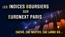 Les indices boursiers sur Euronext Paris