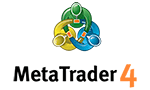 MetaTrader 4 logo blanc