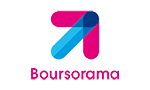 Boursorama logo blanc