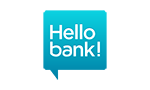 Hello bank! logo blanc