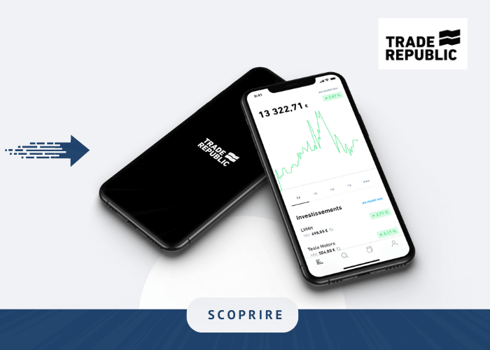Visuale della piattaforma di trading Trade Republic