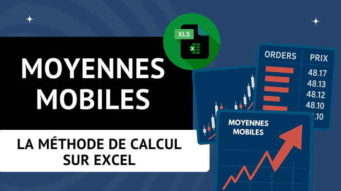 Calculer les moyennes mobiles en bourse sur Excel