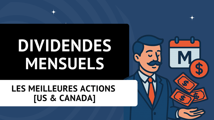 Meilleures actions à dividendes mensuels