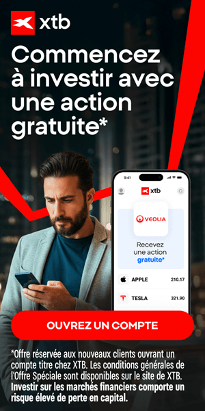 Action Veolia gratuite chez XTB