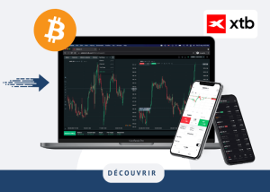 Visuel de l'appli cryptos XTB